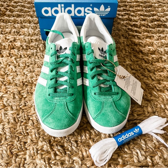 NWT Adidas Gazelle 85 Originals Sneakers Semi Court Green Size Men 6.5/Women 7.5 - Picture 11 of 16